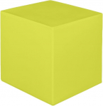 Kloris Square Stool 35 x 35 x 35 cm Pol&uuml;et&uuml;leenist aed Indoor Made in Italy