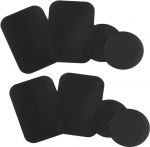 WizGear Mount metallplaat koos liimiga magnetilise Cradle-less Mount jaoks -X4 Pack 2 ristk&uuml;likukujuline ja 2 &uuml;mmargune (&uuml;hilduvad kinnitused) (8 Pack - Must)