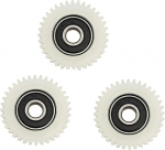 Mechanical Spur Gears Motorcycle Pinion 3 Pieces 36 Teeth 38mm Nylon Electronic Motor Gear Ball Bearing Gear for Bafang Electric Bicycle