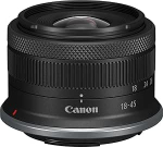 Canon RF-S 18-45 mm F4.5-6.3 is STM kaameraobjektiiv (&uuml;hildub EOS R s&uuml;steemi kaameraga, 4-tasemeline pildistabilisaator, manuaalne režiim, STM mootor t&auml;pse fookuse saavutamiseks) must