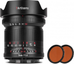 7artisans 9 mm F5.6 Full Format 132&deg; Wide Angle Lens Almost No Distortion 0.2 m Minimum Focusing Distance Compatible with Sony A7R A7R A75 A7SII (34 mm ND64 and ND1000 Rear Filter)