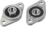 4PCS KFL08 KFL000 KFL001 KFL002 KFL003 KFL004 KFL005 8 12mm padjaplokkide rombiline laager ZINC sulamiga sisestatud lineaarne laagerv&otilde;lli (KFL005 25MM)