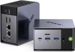 GMKtec K16 Mini PC AMD Ryzen 7 7735HS (8K/16T kuni 4.75GHz) mikroarvuti 32GB DDR5 6400, 512GB PCIe 3.0 SSD koos Dual 2.5G LAN, OcuLink, 4K Triple Display (HDMI 2.0+DP 1.4+Type C), AMD Radeon 6800 M M