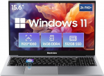 Blackview s&uuml;learvuti 15,6-tolline FHD+ s&uuml;learvuti, 16GB DDR4 512GB SSD + TF, 3,6GHz protsessor N150/UHD graafika, Windows 11, 38Wh, QWERTY, HDMI 2.0, Bluetooth, USB 3.0, s&otilde;rmej&auml;lg. FaceID, WLAN 5G