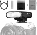 K&F CONCEPT GN12 Flash Speedlite kaamera v&auml;lk 8 v&otilde;imsuse taset, 2000 mAh aku tasku v&auml;lk koos hajutiga, 0.1 ~ 1.8s kiire S1/S2 Hot Shoe v&auml;lk &uuml;hildub Nikon, Canon, Fuji, Panasoniciga