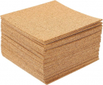 Korkplatten mit Beschreibbarer Oberfl&auml;che aus Kork 60 Quadratische Selbstklebende f&uuml;r und R&uuml;ckseitigem Kleber Selbstgemacht Bastelprojekte und Heimdekoration