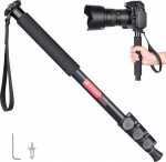 ARTCISE Camera Monopod 156cm Alumiinium sulamist fotograafia kompaktne monopood 4 sektsiooniga k&otilde;rgus kerge reisilaua DSLR kaamera kandev&otilde;ime 15kg