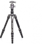 Benro Carbon Fibre Zero Series Tripod/Monopod with VX20 Ballhead, 5 Leg Sections, Twist Leg Locks, Padded Carrying Case (FRHN05CVX20) Max Height 139.5 cm