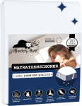 Beddy-Bye madratsikaitse 180 x 200 cm veekindel (2 komplekt) &Ouml;ko-Tex sertifitseeritud inkontinentsiapadi pestav veekindel madratsi pealiskate 180 x 200 cm niiskuskaitse hingav 4 nurgaga