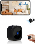 Mini kaamera, 1080P HD WiFi (2,4 GHz) kaamera j&auml;lgimine siseruumide mini valvekaamera otse&uuml;lekanne mobiiltelefoni rakendus Bluetoothiga koos liikumisanduriga kodukontori turvalisuse jaoks