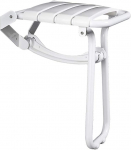 SJMDZZ Folding Shower Seat, Wall Mounted Bathroom Seat, Elderly Disabled Safety Bath Chair, Bath Stool, Wall Stool, Shower Stool, Maximum Load Capacity 200 kg