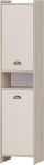 Schildmeyer Lindholm 155292 Tall Cupboard, Sand Oak Decor/Cream Beige, 40.2 x 33 x 176.3 cm