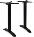 Dublino Premium PJ7622 Lauaraam Must malmist s&ouml;&ouml;gilaud K&otilde;rgus 73 cm 18 kg Alus 55 x 8 cm Max. Lauaplaadi suurus 140 x 80 cm