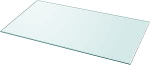 650 x 120 cm transparente Tischplatte aus geh&auml;rtetem Glas f&uuml;r Esstisch, Badezimmer, Waschtisch, Couchtisch - Klarglas f&uuml;r Heimdekoration und M&ouml;bel