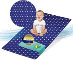 Best For Kids - Laste madrats, 60 x 120 cm, Kokkupandav laste madrats, Beebivoodi madrats, 60 x 120 cm, Laste rullmadrats, Reisivoodi vahtpolster, Lastevoodi madrats koos