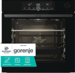 Gorenje OptiBake Advanced BSA 6747 A04BGWI Sisseehitatud k&uuml;psetusahi / Wifi &uuml;hendatud / 77 L / Kuum &otilde;hk / CataClean / AutoBake / Puutejuhtimine / Teleskooplaadid / SteamAssist / PizzaMode 300 &deg;C / Mustanahaline