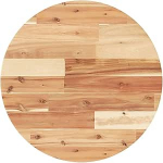 vidaXL lauaplaat, &uuml;mmargune puidust plaat, massiivpuidust laud, s&ouml;&ouml;gilaud, baarilaud, k&uuml;ljelaud, asenduslaud, l&auml;bim&otilde;&otilde;t 50 x 2 cm, massiivne akaatsiapuit