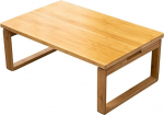 Faltbarer Couchtisch mit Erkerfenster, kleiner niedriger Tisch f&uuml;r Balkonchatten, robuster klappbarer Esstisch, kompakte suurus 80 x 50 x 28,5 cm, stilvolles und starkes Design (Farbe: A)