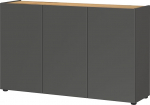 Germania 2231-549 GW-Adrano grafiit / Navarra tammepuu Nb. uksepaneeliga 120 x 76 x 34 cm (B x K x S)