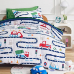 SLEEP ZONE Childrens Double Duvet Cover Set Double