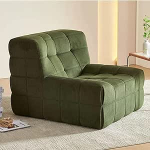 Waffle Lazy Diivan Caterpillar Single Diivan Cord Reading Chair In-Style Lazy Chair elutuppa magamistuba r&otilde;du lugemisnurk A, 83 x 92 x 65 cm