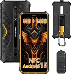 Ulefone Armor X12 Pro Outdoor nutitelefon, 8GB RAM + 64GB ROM, Android 15 mobiiltelefon, 13MP kaamera, 5.45 tolli HD+, aku 4860mAh, Outdoor mobiiltelefonid 4G Dual SIM/NFC/GPS/IP69K