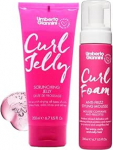 Umberto Giannini Curl Jelly & Foam Mousse Duo - Vegan & Cruelty Free Styling Gel and Mousse for Defrizzing Curly or Wavy Hair (Vegan & Cruelty Free Styling Gel and Mousse for Defrizzing Curly or Wavy Hair).
