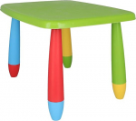 Mueblear 90046 Lastelaud ristk&uuml;likukujuline plastist roheline 73 x 58 x 48 cm