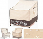 F&J Outdoors Cover Garden Chairs Veekindel aiatoolide kate Aiam&ouml;&ouml;bli kaitsekatted kaitseb lume ja k&uuml;lma eest, veekindel ja p&auml;ikesekaitse kaitsekate 102 x 102 x 66/91 cm