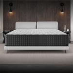 COSMOS - Gamma k&uuml;lma vahuga madrats 140 x 190 cm K&otilde;vadus H4 - &Ouml;ko-Tex sertifitseeritud - Premium paksus + sinine lateks 7-tsooniline madrats k&otilde;rgus 32 cm - Valmistatud ELis