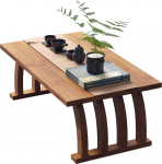 Jaapani kohvilaud elutuba Zen ujuv s&ouml;&ouml;gilaud Tatami pruun S 60 x 37 x 31 cm