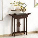 Konsolentisch mit Schubladen, Retro Altartisch, Console Table f&uuml;r Zuhause, B&uuml;ro, Studio, Offenes Regal(80 * 20 * 80cm/31 * 8 * 31in)