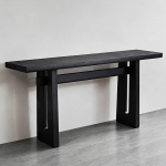 Konsolentisch im Landhausstil aus Holz, Offener Eingangstisch, Beistelltisch f&uuml;r Wohnzimmer, Flur und Eingangsbereich(120cm/47in)