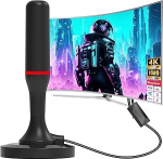 Siseruumide digitaalne TV-antenn, Freeview TV-antenn Smart TV jaoks koos signaali v&otilde;imendajaga, 560+, pika ulatusega vastuv&otilde;tt, toetab 4K 1080P HDTV, lihtne paigaldus, optimeeritud kasutamiseks