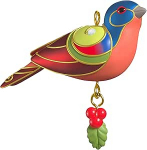 Hallmark Keepsake 3/4" Mini j&otilde;ulukaunistused 2025 maalitud pukki Kingitused looduse armastajatele