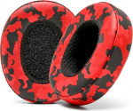 WC - asendusk&otilde;rvapadjad Skullcandy Hesh 3 & Crusher Over-Ear k&otilde;rvaklappidele Wicked Cushions poolt | Parandatud vastupidavus, paksus ja mugavus | Red Camo