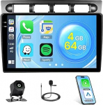 Roinvou 4+64G Android 15 autoraadio KIA Morning Picanto 2004-2007 koos Carplay Android autoga, 9-tolline autoraadio Incell puuteekraaniga GPS Bluetooth EQ WiFi RDS FM SWC tagurduskaameraga