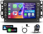 4G 64G VECHTEL 7-tolline Bluetooth autoraadio Chevrolet Aveo Captiva Epica Holden Daewoo Pontiac Carplay Android auto, WiFi GPS, Mirror Link, RDS/FM raadio 2 DIN koos AHD tagurduskaameraga