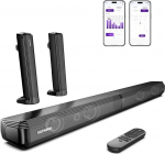 ULTIMEA 2.2 Soundbar TV-seadmetele, eraldatav 2-in-1 Soundbar telerile, TV-k&otilde;lar mitme EQ-režiimiga, mis on reguleeritavad rakenduse kaudu, Bluetooth 5.3, ARC/Optiline/Aux, Apollo S40 Pro, 2025 versioon
