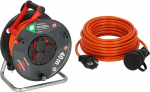 Brennenstuhl kaablirulli s&auml;&auml;stukomplekt 40 m Outdoor Garant V2 (valmistatud Saksamaal, IP44) + Bremaxx pikenduskaabel 10 m (valmistatud Saksamaal, IP44, kasutatav kuni -35 &deg;C, &otilde;li- ja UV-kindel)
