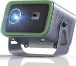 Automaatne fookus/trapetsoidne korrigeerimine: Nutikas projektor 360&deg; p&ouml;&ouml;ramine ja zoom 50%, Native 1080P, 4K tugi, AKATUO kodukino projektor, WiFi6 Bluetooth, videoprojektori bullet-in k&otilde;lar