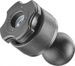 INTERPHONE - RAM-adapter B-Gr&ouml;&szlig;e (1 Zoll), kompatibel mit Quiklox-Befestigungsunterst&uuml;tzung - QUIKLOX-Modularsystem - 360&deg; verstellbar - Motorrad-Handyhalterung - Schnellverschluss-Befestigung