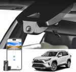 mangoal Front 4K & Rear 1080p Dash Cam Custom Toyota RAV4 & RAV4 Hybrid 2022 2023 2024 (mudel B) ventilatsiooniava, LE Limited SE Adventure XLE Premium XSE, OEM Look, UHD 2160P Video, 128GB Card