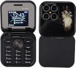 Lukustamata kokkupandav mobiiltelefon eakatele, eakatele, 2G Basic, lihtne kasutada, v&auml;ikseim mobiiltelefon suurte nuppudega, FM-raadio, LED-tuletiga, Dual Nano SIM ja