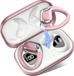 Bluetooth spordik&otilde;rvaklapid, traadita Bluetooth 5.4 k&otilde;rvaklapid 4 ENC m&uuml;ravastase mikrofoniga, k&otilde;rvaklapid HiFi Stereo, 50 tundi m&auml;nguaega traadita k&otilde;rvaklapid, IP7 veekindel, kaks LED-ekraani