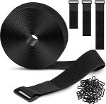 Konks ja silmus kaabli sidemed korduvkasutatavad l&otilde;igatud suurus 10M reguleeritav kinnitamine kaabli sidemed Velcro kinnitusrihm kaablijuhtimise kaabli korraldaja 1 "laiad