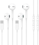 USB C k&otilde;rvaklapid iPhone 17 16 15 C-t&uuml;&uuml;pi k&otilde;rvaklapid mikrofoniga m&uuml;ravastased juhtmega k&otilde;rvaklapid iPhone 17 16 15 Pro Max, iPad Pro, Samsung Galaxy S25, S24 Ultra, Pixel 9 jaoks