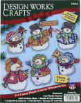 Design Works Crafts Welcome Winter Cross Stitch Ornament Kit, 4 tolli