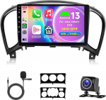 8 Core 4G + 64G autoraadio Nissan Juke Infiniti ESQ 2010-2019, Hodozzy 9-tolline IPS puuteekraaniga navigeerimine traadita Carplay Android autoga, 2 DIN raadio Android Bluetooth DSP WiFi FM / RDS tagurdamine