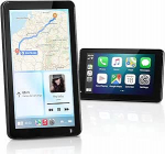 Traadita Carplay Android autoekraan, HD tagavarakaamera 7-tolline kaasaskantav IPS puuteekraaniga autostereo 12 V, GPS-navigatsioon, peeglilink, AUX, FM BT, h&auml;&auml;ltugi